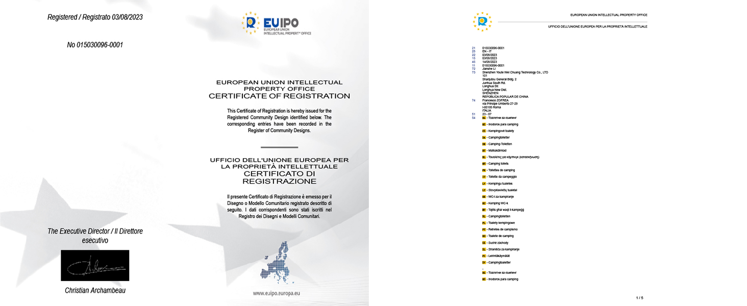 Розкладне туристичне туалетне сидіння OTRAKI - мобільний туалет для кемпінгу, фестивалів та подорожей (12 пакетів)