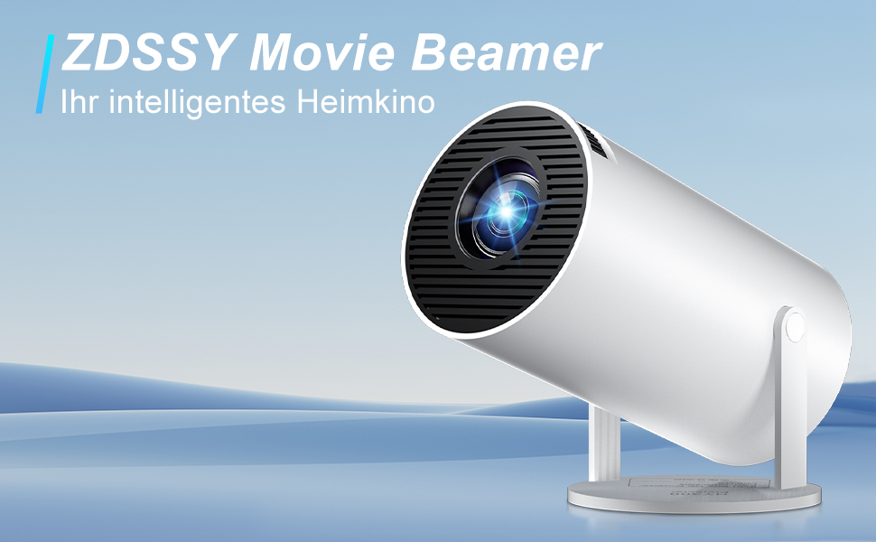 Проектор ZDSSY HY300PRO: Міні проектор 4K, WiFi 6, Bluetooth 5.2, Автофокус, Android/iPhone/PC/Mac/Switch/PS5