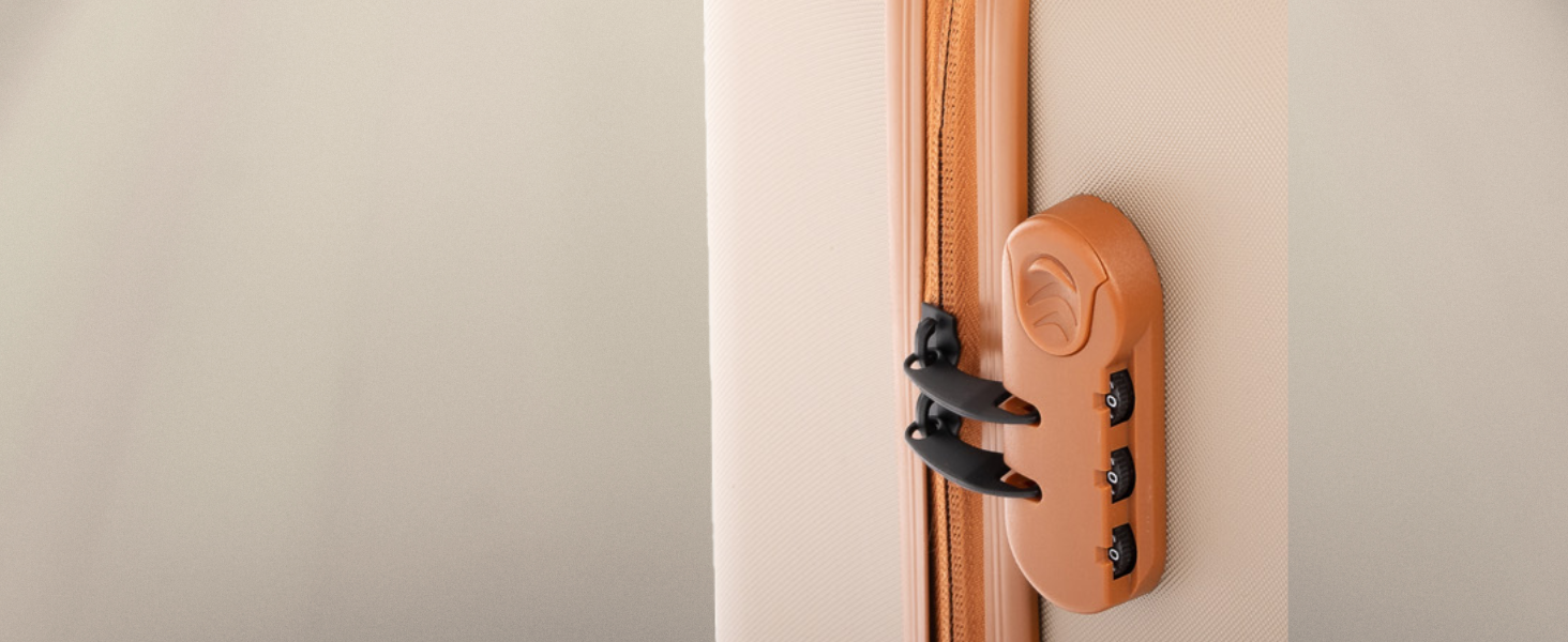 Набір валіз FERGÉ Milano 5-ти частинний: 3 валізи, сумка та органайзер для косметики - чорний (для ручної поклажі)