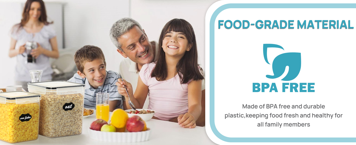 Набір контейнерів для зберігання Vtopmart: 32 шт. з кришкою, герметичні, BPA-free, для продуктів, з ручкою та етикетками