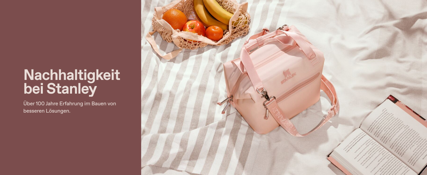 Сумка-холодильник Stanley 1913 All-Day Julienne Maxi Cooler, 7.0 л, кремова (100% перероблений поліестер, з ручкою та ременями)