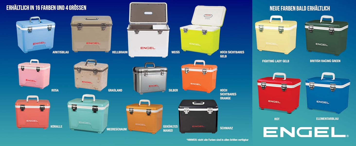 Термобокс ENGEL 30qt (28.4л) герметичний, портативний для кемпінгу, пікніка, туризму - охолоджувач без електрики, колір: блакитний