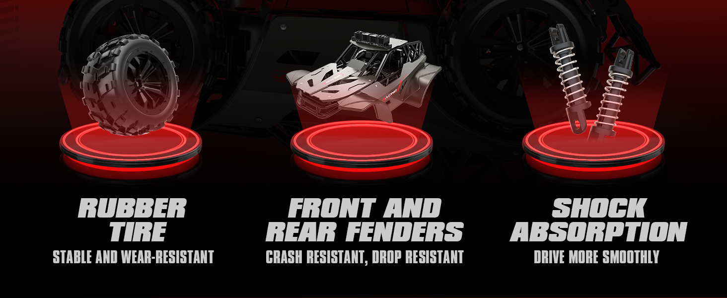 Радіокерований позашляховик 20 км/год, масштаб 1:20, металевий корпус, фари, 2 акумулятори (50 хв), 2.4Ghz, RC автомобіль - іграшка в подарунок