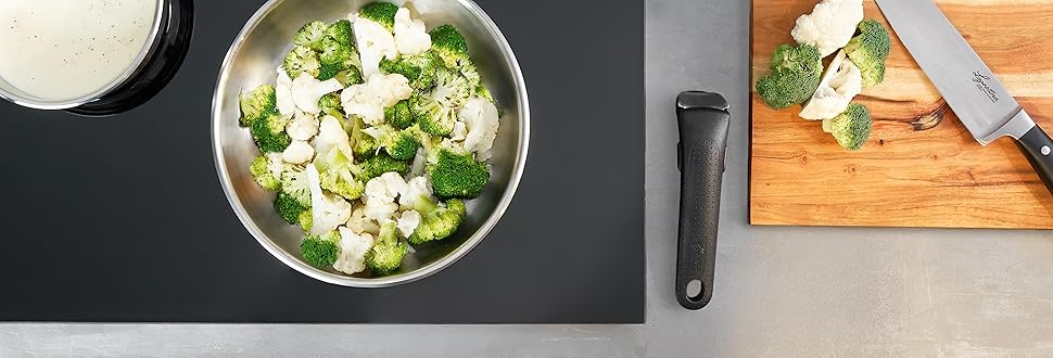 Набір каструль та сковорідок Lagostina Ingenio INOX з нержавіючої сталі 18/10, сірий, 20 предметів