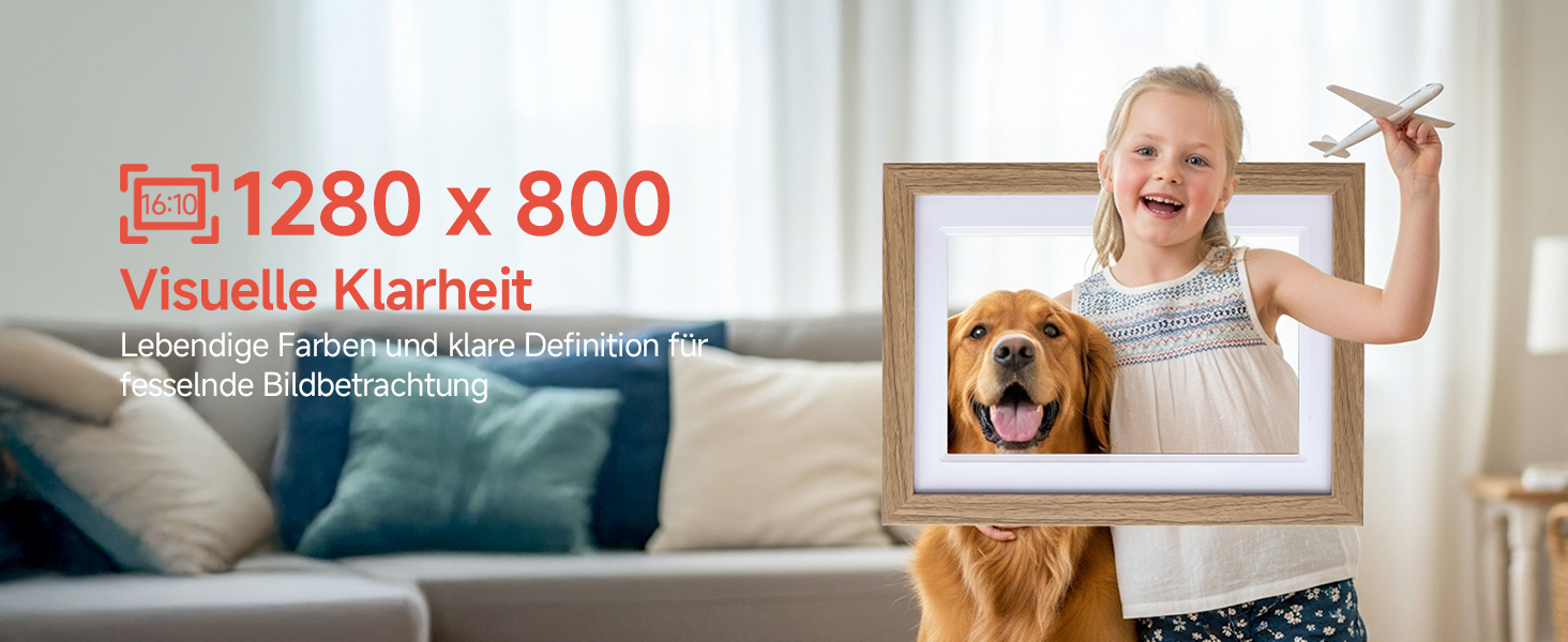 Роллеї Smart Frame WiFi 1010: Цифровий фоторубіж з Wi-Fi, 10,1