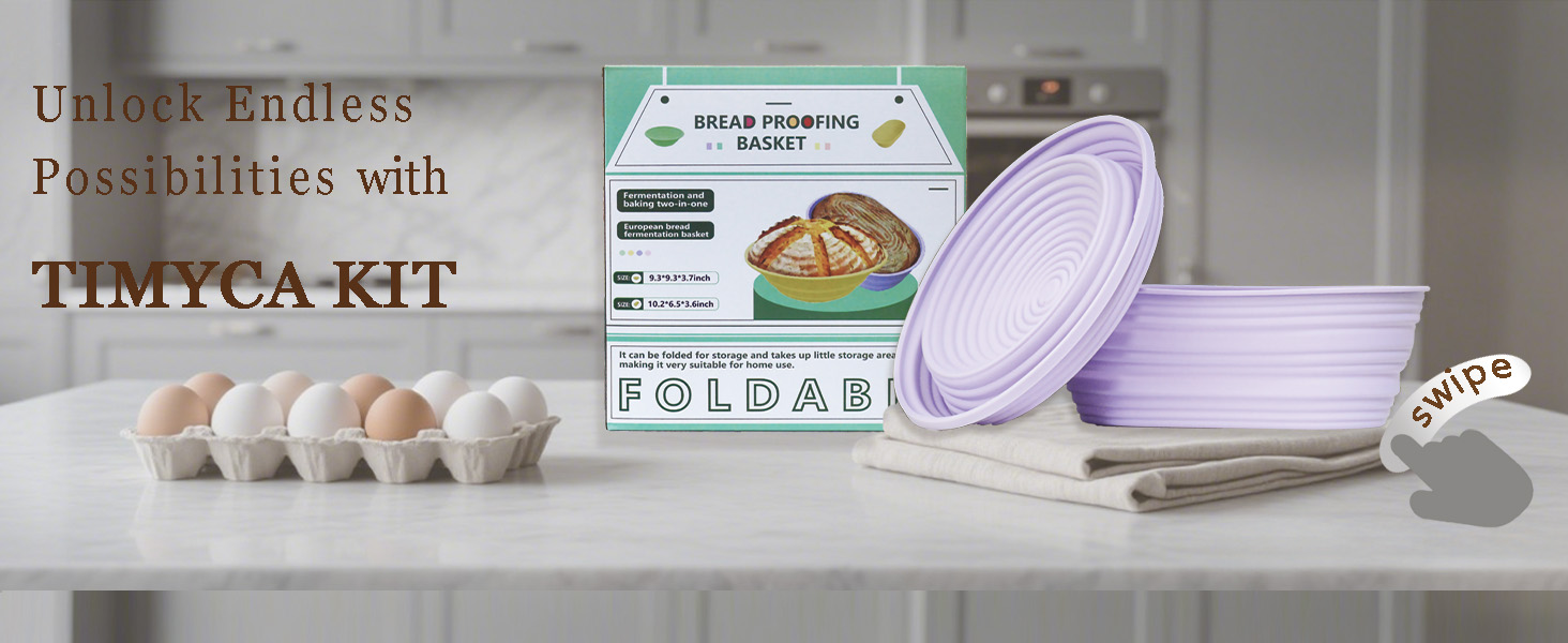 Набір для закваски Sauerteig: 650 мл скляний ферментер, силіконові корзини для випічки (круглі та овальні), 30-ти елементний набір для випічки хліба, легко мити та зберігати. Подарунок для початківців та досвідчених пекарів (8 шт. синій набір для ферментації).