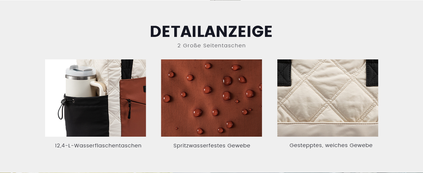 Сумка-шопер LOVEVOOK для жінок: велика, легка, для ноутбука 15,6/17,3 дюймів, робоча/університетська, для роботи, навчання, подорожей (бежево-зелений)