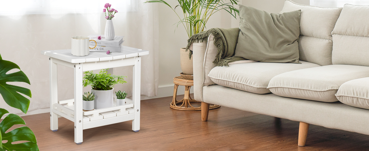 Двоярусний душовий стілець NALONE з HDPE, сучасний дизайн, антиковзні накладки, ергономічний та водонепроникний квадратний стілець для душу