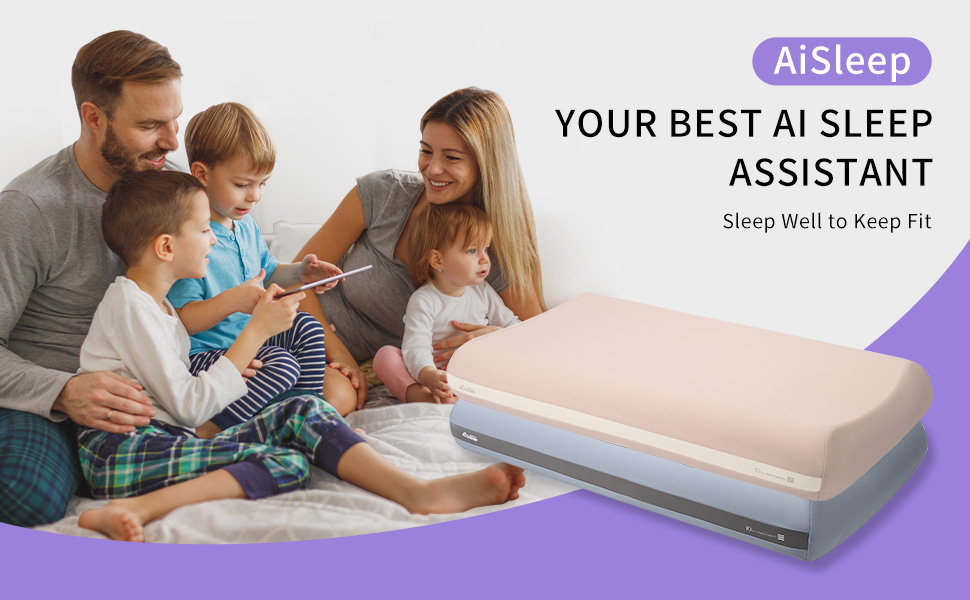 Подушка Memory Foam з ефектом пам'яті, ергономічна, для сну на боці, спині та животі - блакитна