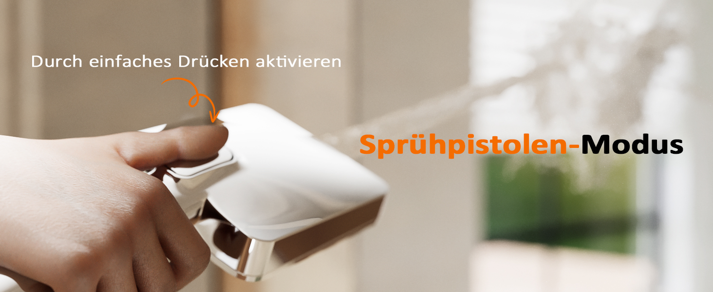 Фільтр для душу Cobbe з шлангом, високонапірна ручна лійка з 20-ступеневою фільтрацією, економна лійка з 6 режимами струменя, підвищення тиску, для жорсткої води (Q7.chrom)