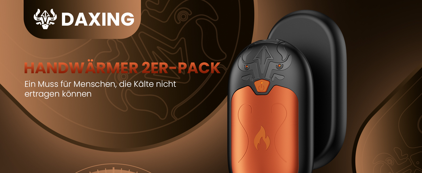 Електричні грілки для рук, 2 шт., перезаряджувані, з 24 годинами тепла та 3 режимами нагріву, для жінок, чоловіків, пацієнтів з ревматоїдним артритом, помаранчеві