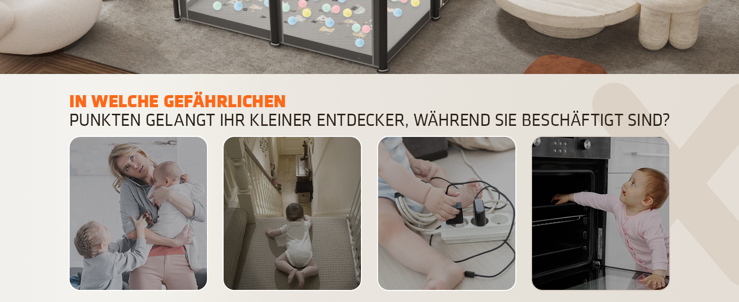 Дитячий портативний ігровий центр (laufstall) з матом, 127x127x69 см. Безпечний та зручний для дому та на вулицю. В комплекті 50 кульок.