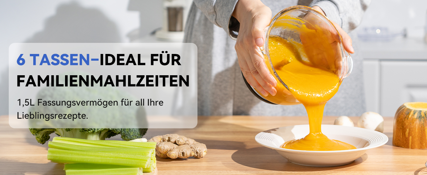 Подрібнювач LINKChef електричний 1.5л, скляна чаша, сталеві ножі, 2 швидкості, для м'яса, фруктів, овочів та дитячого харчування, сріблястий