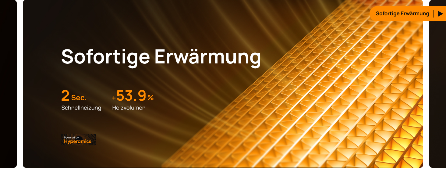 Електричний обігрівач Dreo Atom 316: тихий, 1500W, керамічний PTC, з термостатом та захистом, для спальні