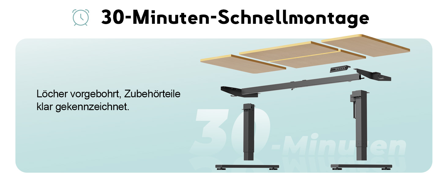 Регульований стіл, електричний, 120x60 см, 3 функції пам'яті, з кабелеуправлінням та гачками. Дерев'яний колір