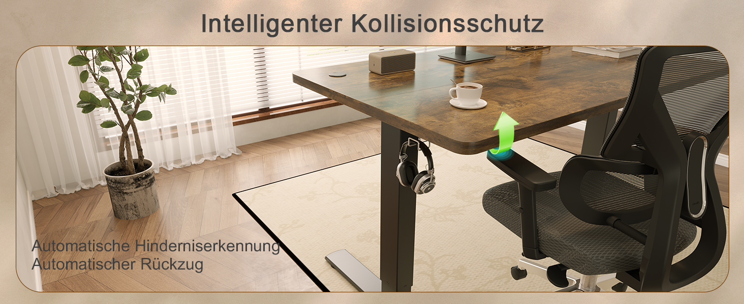 Регульований стіл JUMMICO 80x60 см з USB-роз'ємом: електричний, ергономічний, для офісу та дому