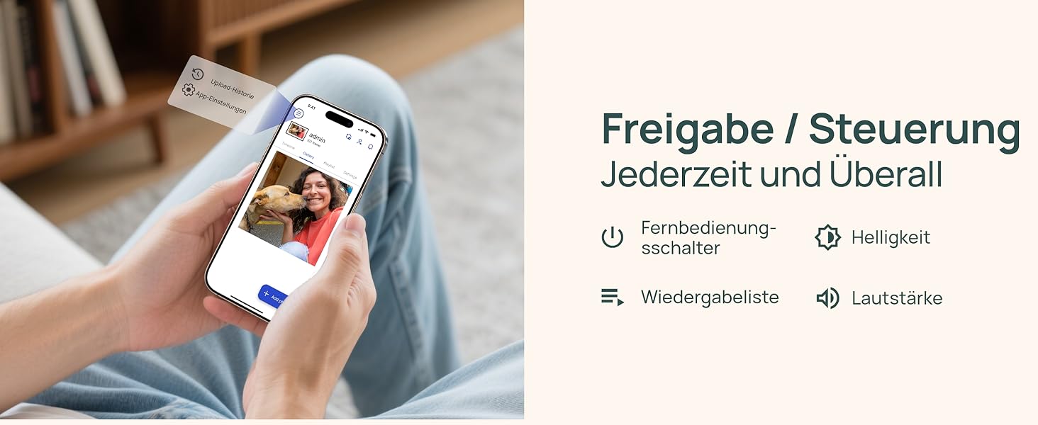 ARZOPA D10: Металевий цифровий рамка для фото 10.1' з хмарним сховищем, сенсорний екран HD, без підписки, для обміну фото та відео, індивідуальна привітальна картка - D10 Gold