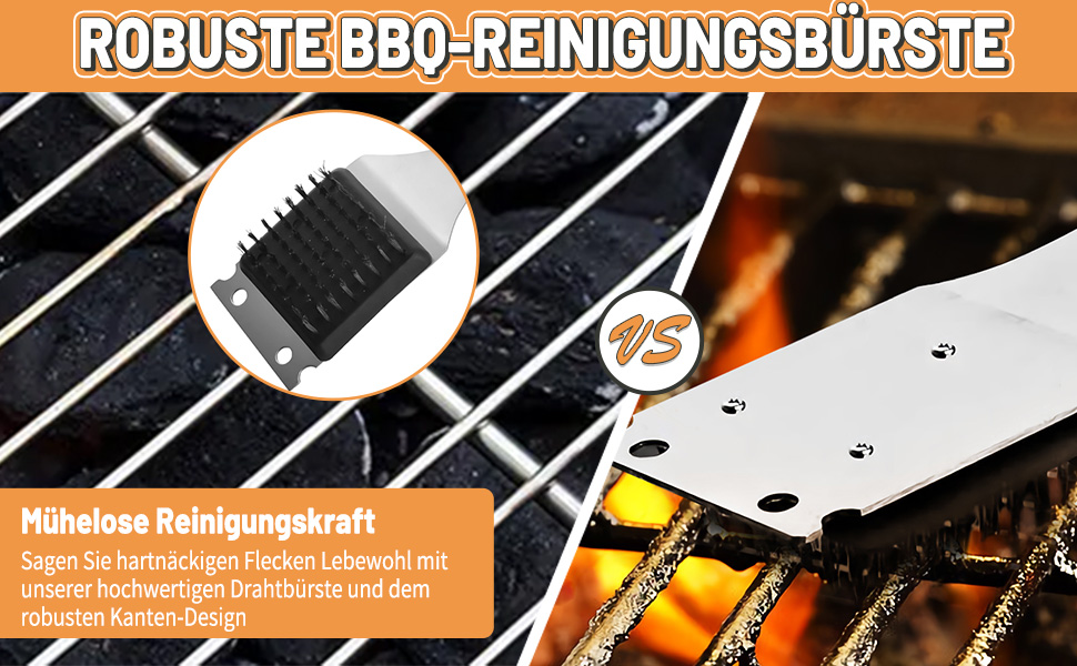 Набір гриль-посуду, 28 предметів, нержавіюча сталь, професійний аксесуар для грилю з сумкою, подарунок на день народження/Новий рік для чоловіків, для саду та кемпінгу, BBQ (срібний)