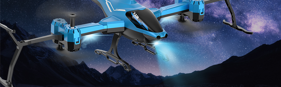 Радіокерований гелікоптер VATOS 2.4G з функцією уникнення перешкод, 360° фліп, LED підсвічування - іграшка для дітей та дорослих