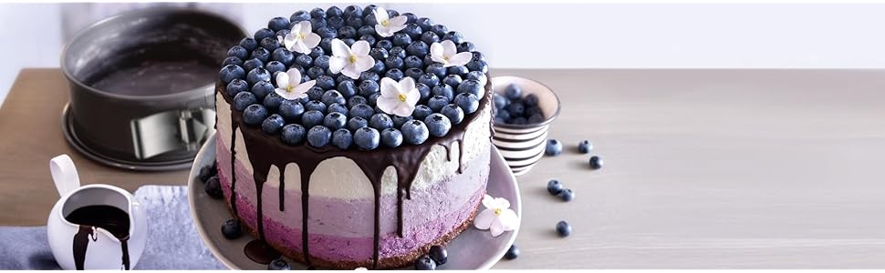 Форма для випічки Kaiser La Forme Plus конічна 32 см, SafeClick, для чізкейків, з антипригарним покриттям, нержавіюча сталь