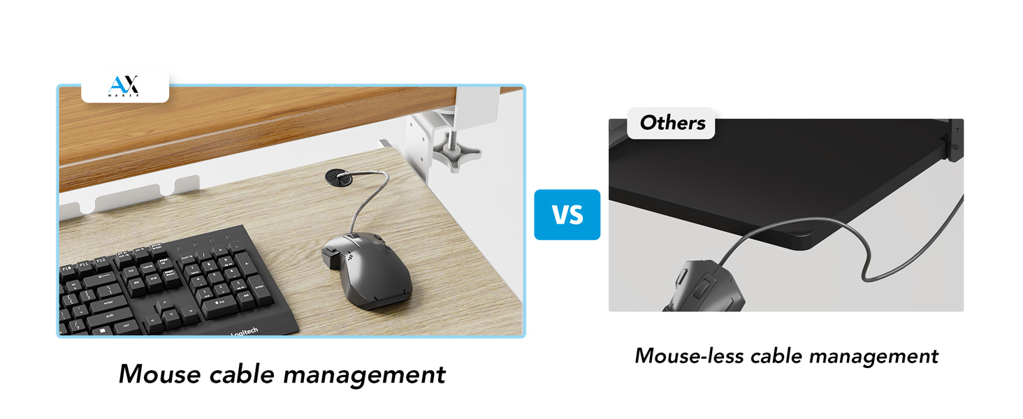 Висувна підставка для клавіатури під стіл з К-кріпленням, великого формату, стійка, ковзна, платформа для клавіатури 838 мм x 280 мм, висувна платформа, комп'ютерна шухляда для набору тексту (дуб)