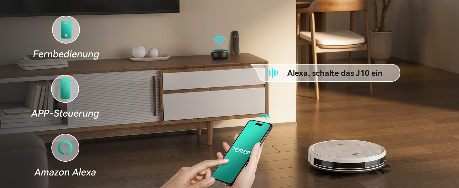 Робот-пилосос Tesvor S8 Pro з функцією миття - 8000Pa, LiDAR-навігація, 240 хв роботи, керування через додаток/Alexa, для прибирання шерсті тварин, килимів та твердих підлог (M2)