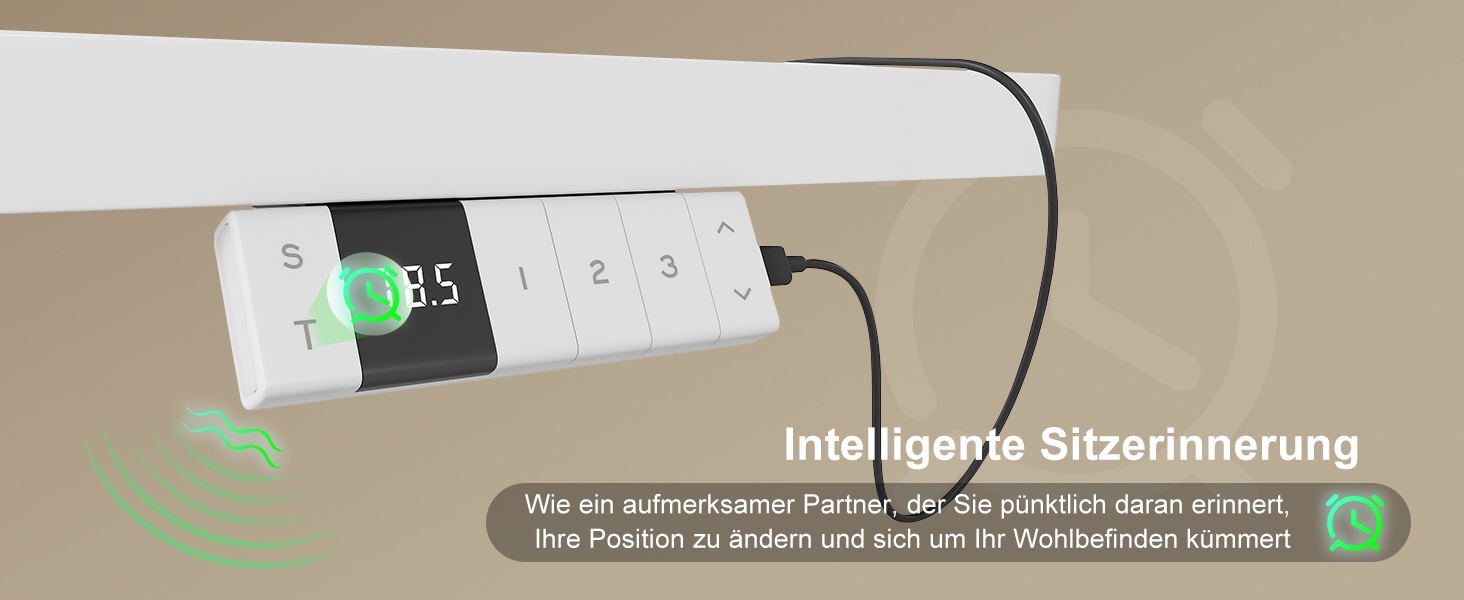 Електричний стіл Devoko з регулюванням висоти 200x80 см, білий, з USB-C зарядкою та органайзером для кабелів
