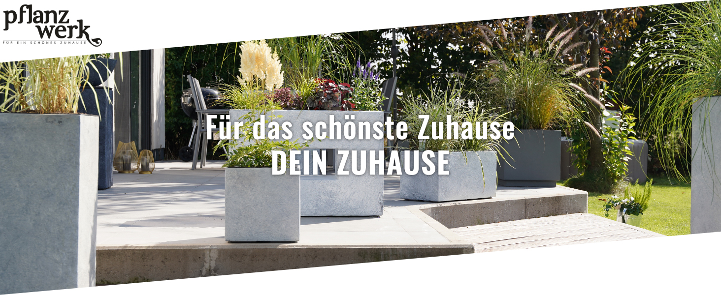 Планцверк® Горщик для рослин конічної форми з фібергласу, 70x33x33 см. Стійкий до погодних умов, преміум-якість, покриття Lotus-Effekt. Антрацит, 70 см