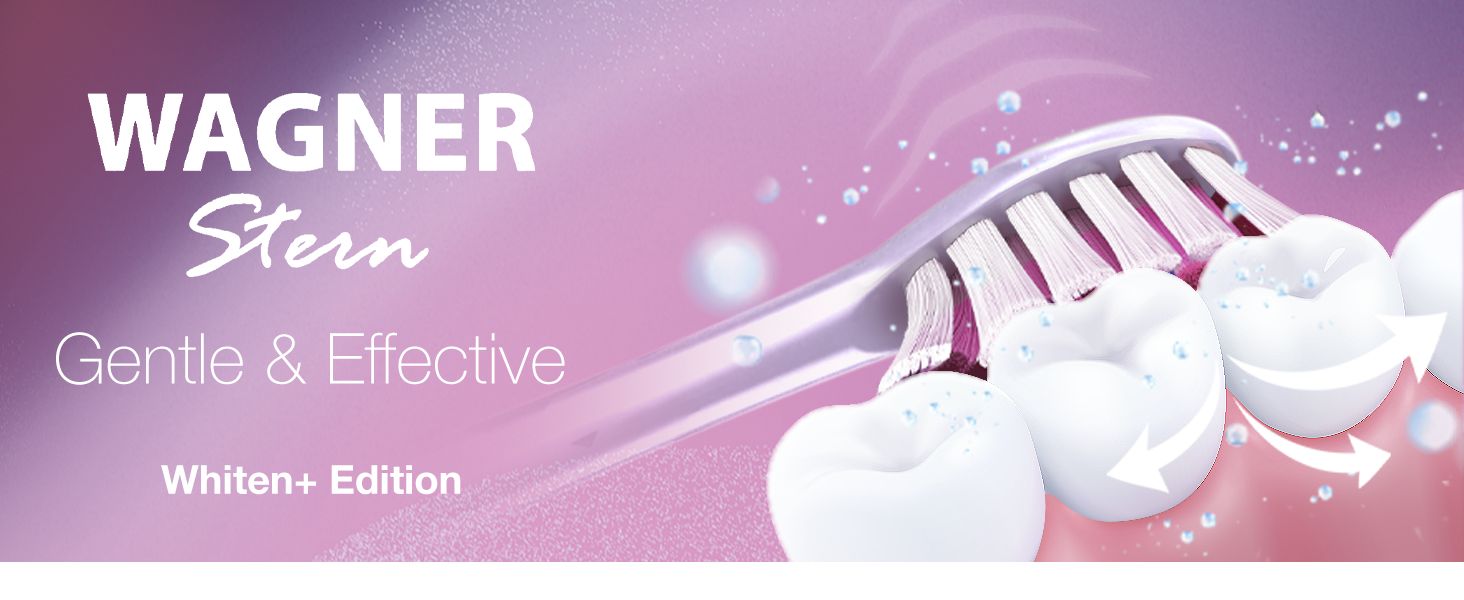 Електрична зубна щітка Wagner Stern WHITEN+ Edition з датчиком тиску, 5 режимів чищення, 3 рівні інтенсивності, 8 насадок, етитуй. Колір: зелений (магнолія)