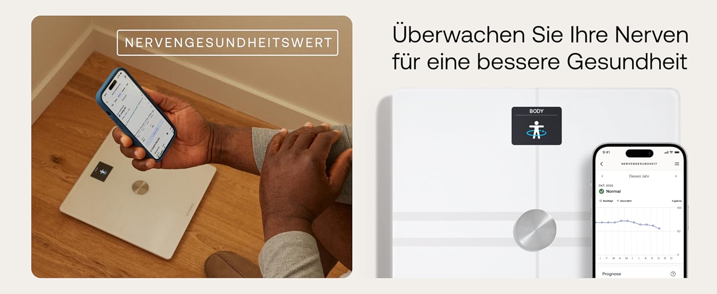 Розумні ваги WITHINGS Wi-Fi аналіз організму, включаючи жир, м'язи, кістки, вісцеральний жир, Bluetooth, білий