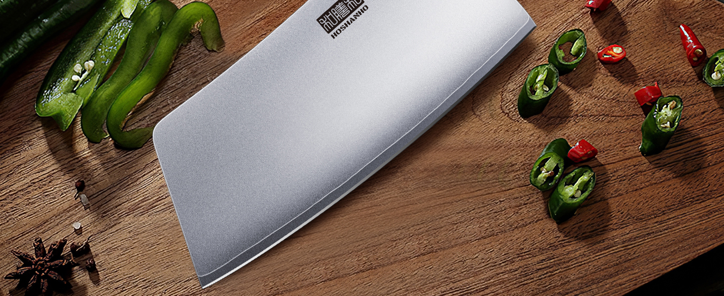 Набір кухонних ножів HOSHANHO: професійний шеф-ніж, ніж для нарізки, з нержавіючої сталі, 18 см, ергономічна ручка, подарункова коробка