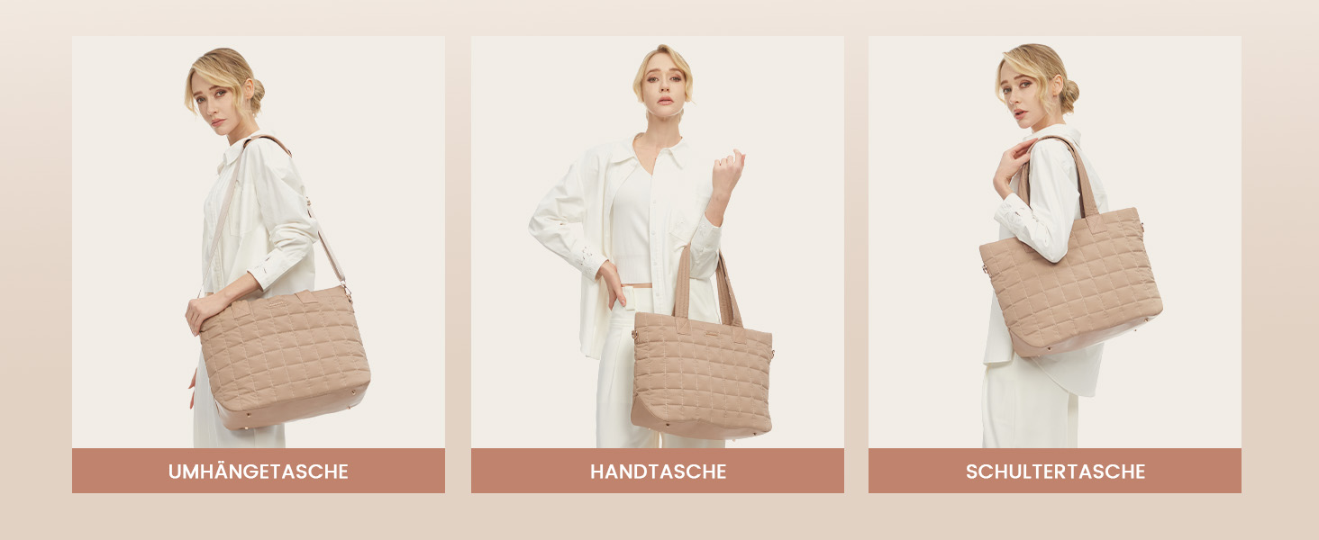 Сумка для ноутбука LOVEVOOK для жінок, 15.6 дюймів, хакі. Сумка-шоппер, робоча сумка, сумка для навчання, офісна сумка, сумка через плече для бізнесу та навчання