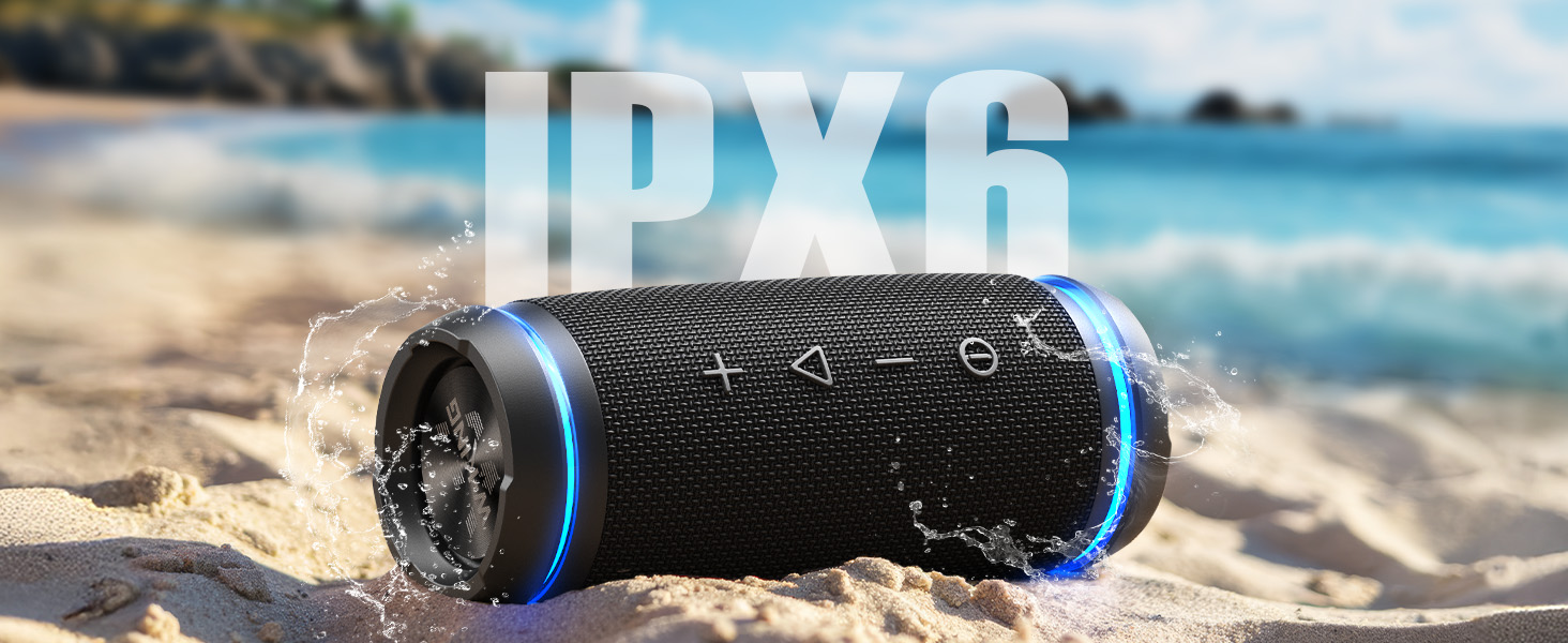 W-KING Портативна Bluetooth Колонка 36W з 360° Звуком, IPX6 Водовідштовхування, AUX, 30 годин роботи, для дому, відпочинку, подорожей та гольфу