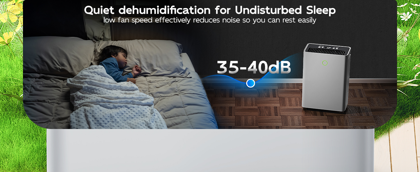 Електричний осушувач повітря 12л/24г з автоматичним та безперервним зливом (шланг у комплекті), для спалень та підвалів, LED-дисплей, тихий, з таймером