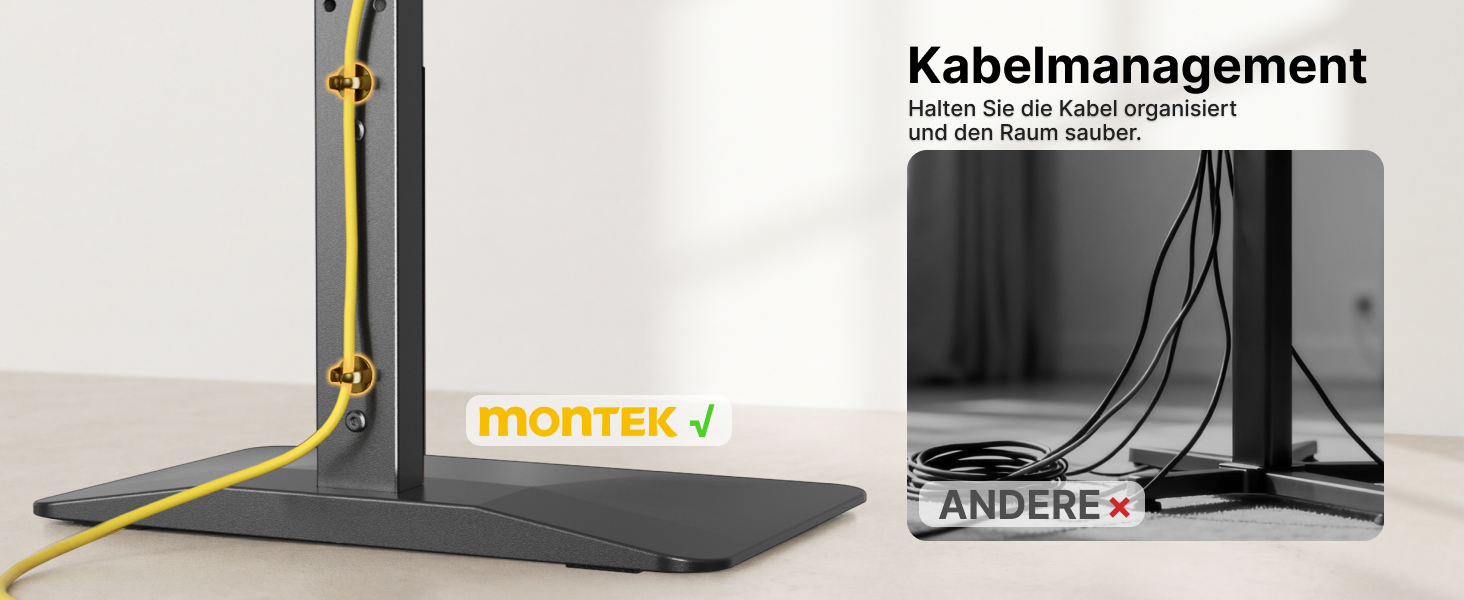 Настільна підставка для телевізора monTEK для LCD LED OLED ТВ від 32 до 65 дюймів