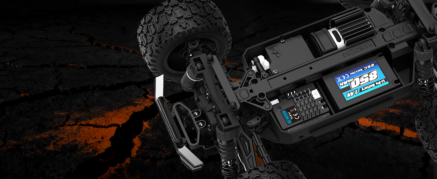 Радіокерований позашляховик Haiboxing 1/18 4WD 36 км/год - RC Monster Truck для дітей та дорослих 18859E