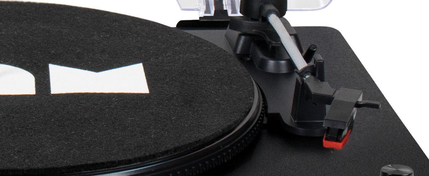 Програвач вінілу JAM Spun Out Bluetooth, 3 швидкості, конвертація в MP3, чорний