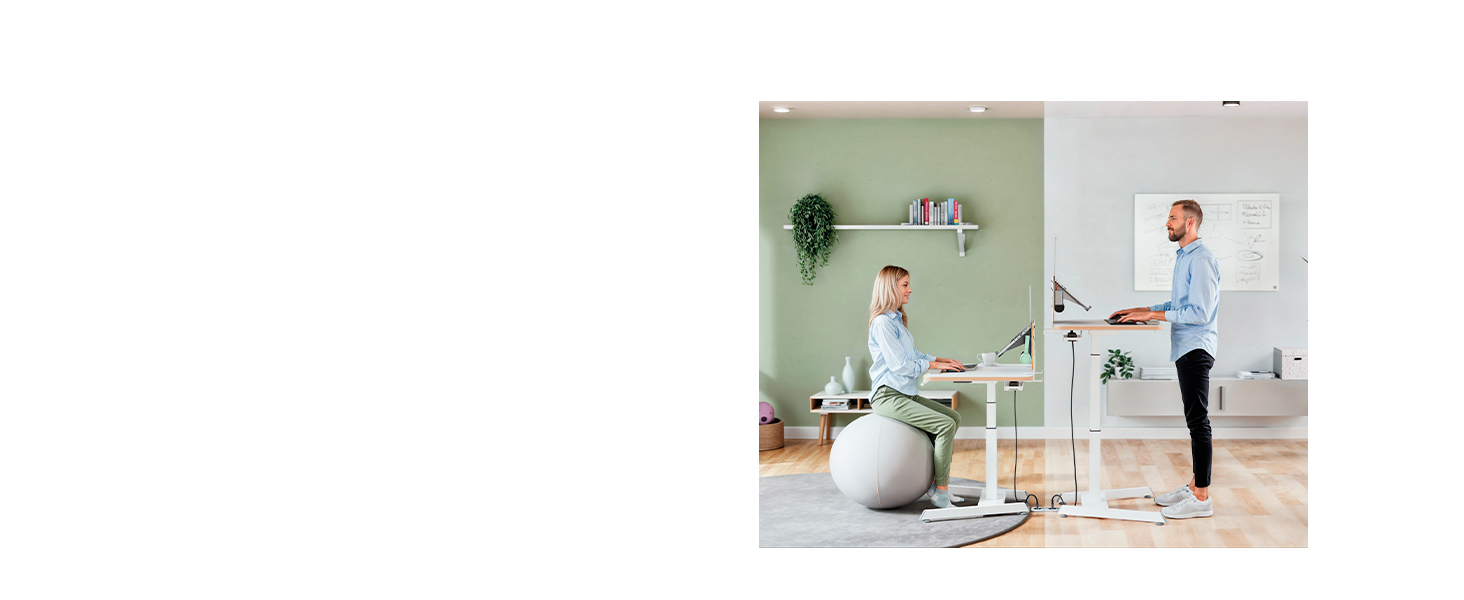 Регульований стіл Leitz Ergo Compact 80x60 см, білий - електричний, для офісу та дому, до 80 кг, з нагадуванням про зміну положення