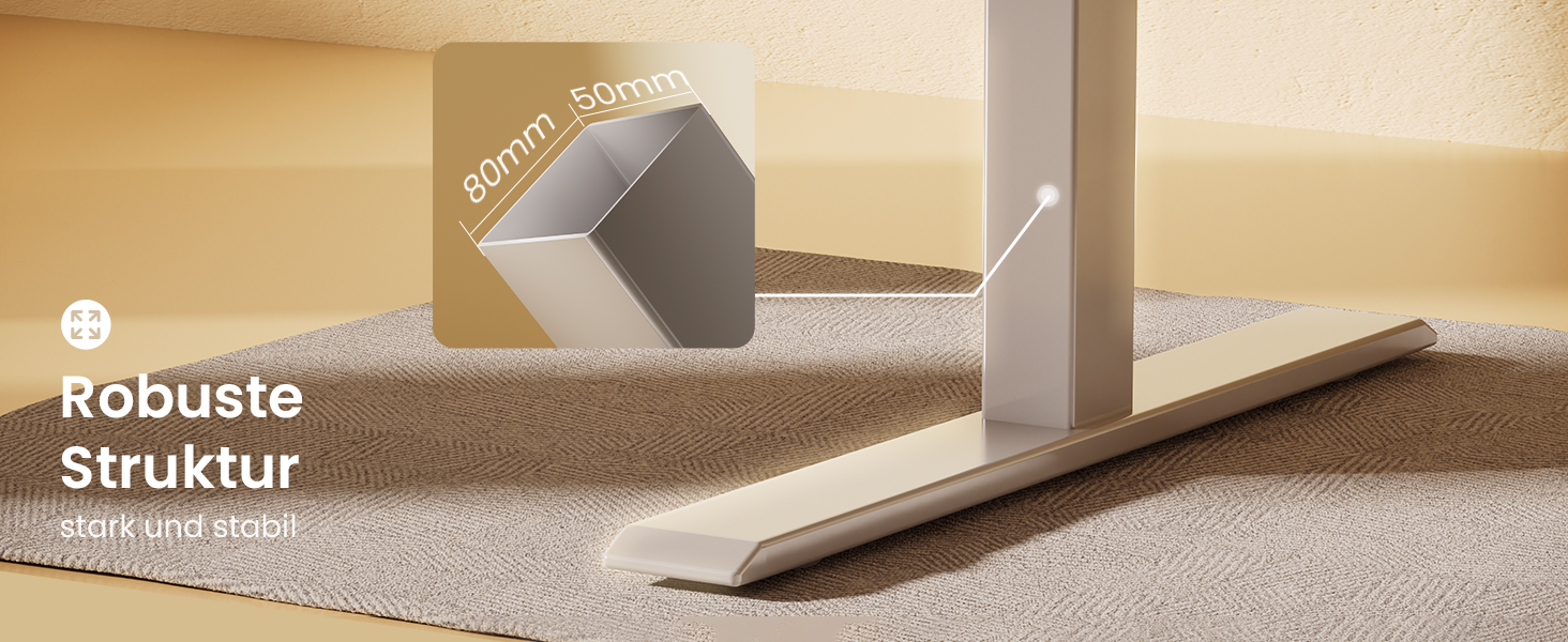 Електричний регульований стіл MAIDeSITe T1 Pro (Сірий) з 4 пам'яттю висоти та потужним мотором