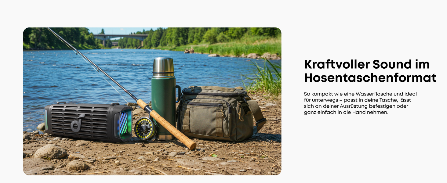 Soundcore Boom 3i від Anker – водонепроникна Bluetooth колонка для активного відпочинку, 50W, IP68, 16 годин, світлодіодна підсвітка, TWS, для каякінгу, риболовлі, кемпінгу