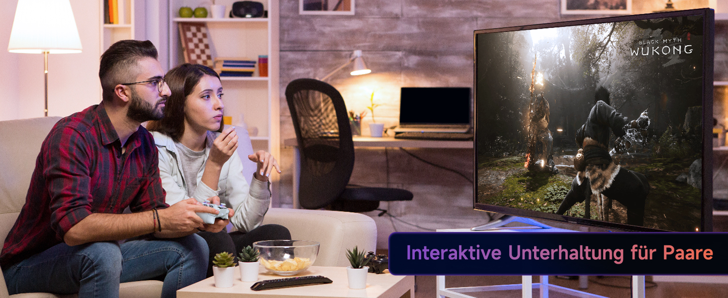 Бездротовий контролер EasySMX X20 з RGB підсвічуванням для PC, Switch, Android. 2 в 1 тригери, знімний джойстик, механічні кнопки, 6-осьовий гіроскоп, білий