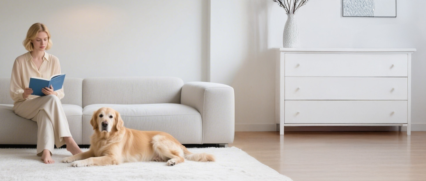 Бездротовий акумуляторний пилосос 45000 Па/550 Вт/65 хв, об'єм 1,6 л з дисплеєм, антизаплутана щітка, самостійна парковка, док-станція на стіні, 8-шарова фільтрація, тихий, для шерсті тварин/килимів/твердих поверхонь/автомобіля, блакитний