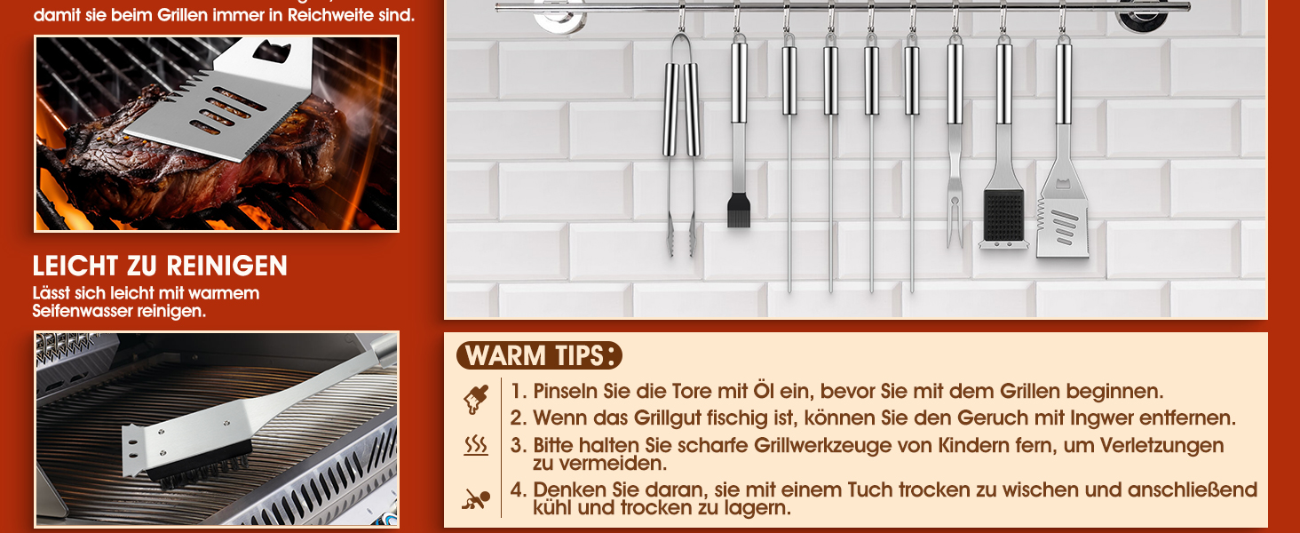 Набір гриль-посуду DRAGON RIOT з нержавіючої сталі, 29 предметів. Преміум-набір аксесуарів для гриля з лопаткою в алюмінієвому кейсі. Ідеальний подарунок для чоловіків, BBQ, для приготування їжі на відкритому повітрі.