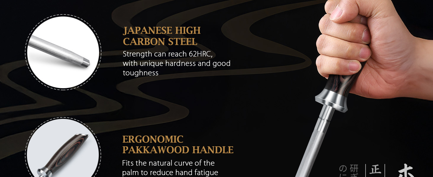 Набір кухонних ножів HOSHANHO: професійний шеф-ніж з нержавіючої сталі, 25 см, ергономічна ручка, подарункова коробка