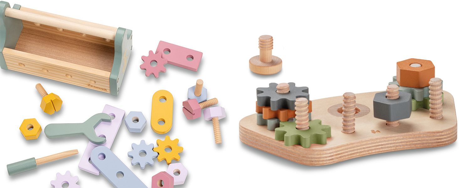 Дитячий стільчик Hauck Alpha+ з підносом Play Tray, накладка Play Repairing та сидіння - Регульований стільчик для годування з дерева, від 6 місяців, білий