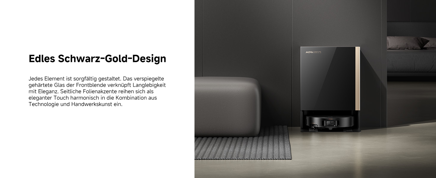 Робот-пилосос Mova V50 Ultra Complete з функцією миття, 24000 Па, подолання перешкод 6 см, навігація Liftable+RGB AI+LED, 80°C гаряча вода, 63°C самостійне сушіння, DuoSolution System, щітка Tricut (Mobius 60)