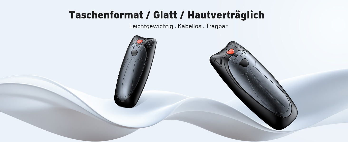 Електричні грілки для рук Zgrmbo 2 шт. з зарядним кейсом 10000 mAh (до 90 годин роботи), багаторазові, чорні