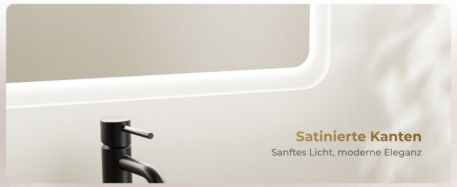 Дзеркало для ванної кімнати з підсвічуванням LED 80x60 см, регульоване, 3 колірні температури (3000K/4000K/6500K), антизапарник, вертикальна/горизонтальна установка, з 3x збільшенням