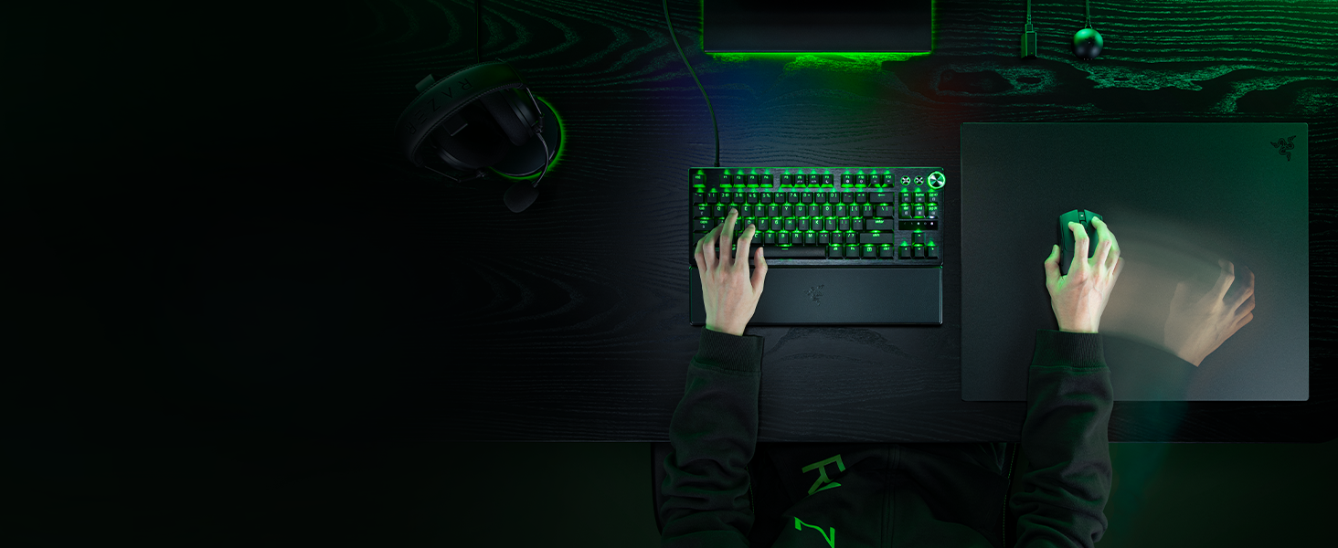 Скляний ігровий килимок для миші Razer Atlas Pro, преміум загартоване скло, мікро-травлена поверхня, чорний, 450 x 400 x 5 мм