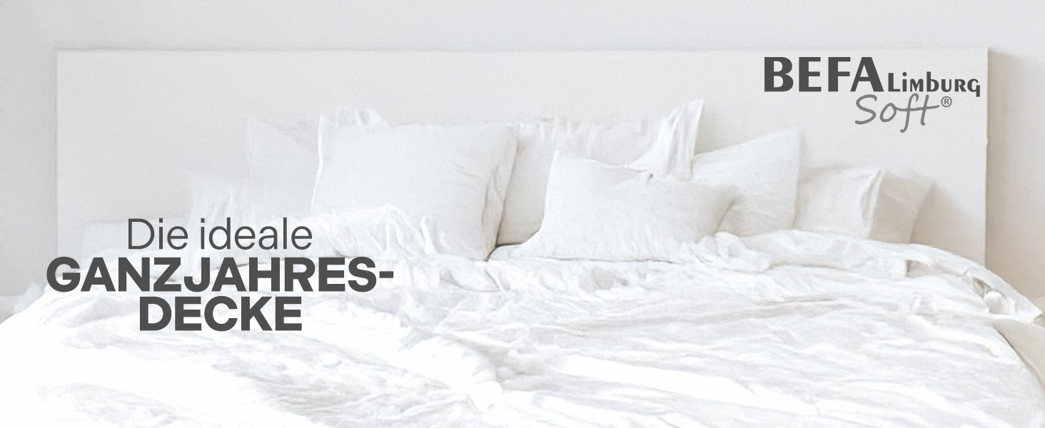 BEFA SOFT Пухова ковдра зимова 100x135 см | Пухова ковдра з 90% пуху та 10% пера | Дихаюча та легка у догляді | Для алергіків (NOMITE) | Відповідає стандартам добробуту тварин (DOWNPASS) | Oeko-TEX Клас 1 | Зроблено в Німеччині
